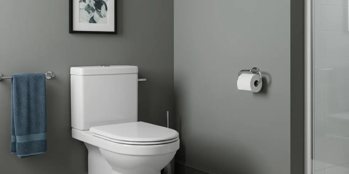 Toilet whistles when flushed