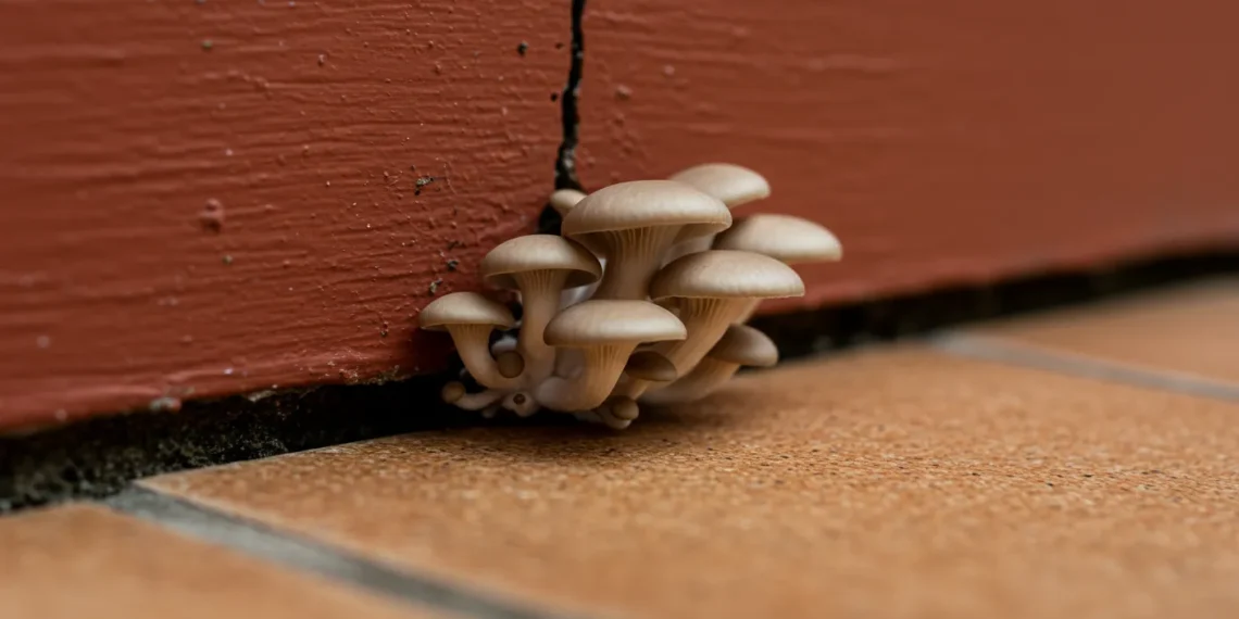 Bathroom mushroom identification