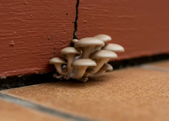 Bathroom mushroom identification