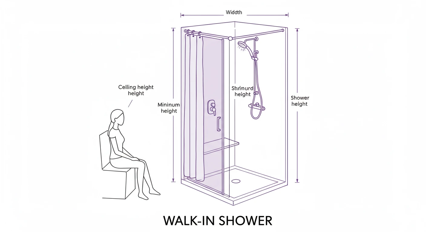 How to measure your shower curtain size
