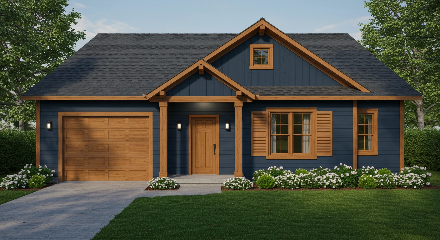 Wood meets Blue