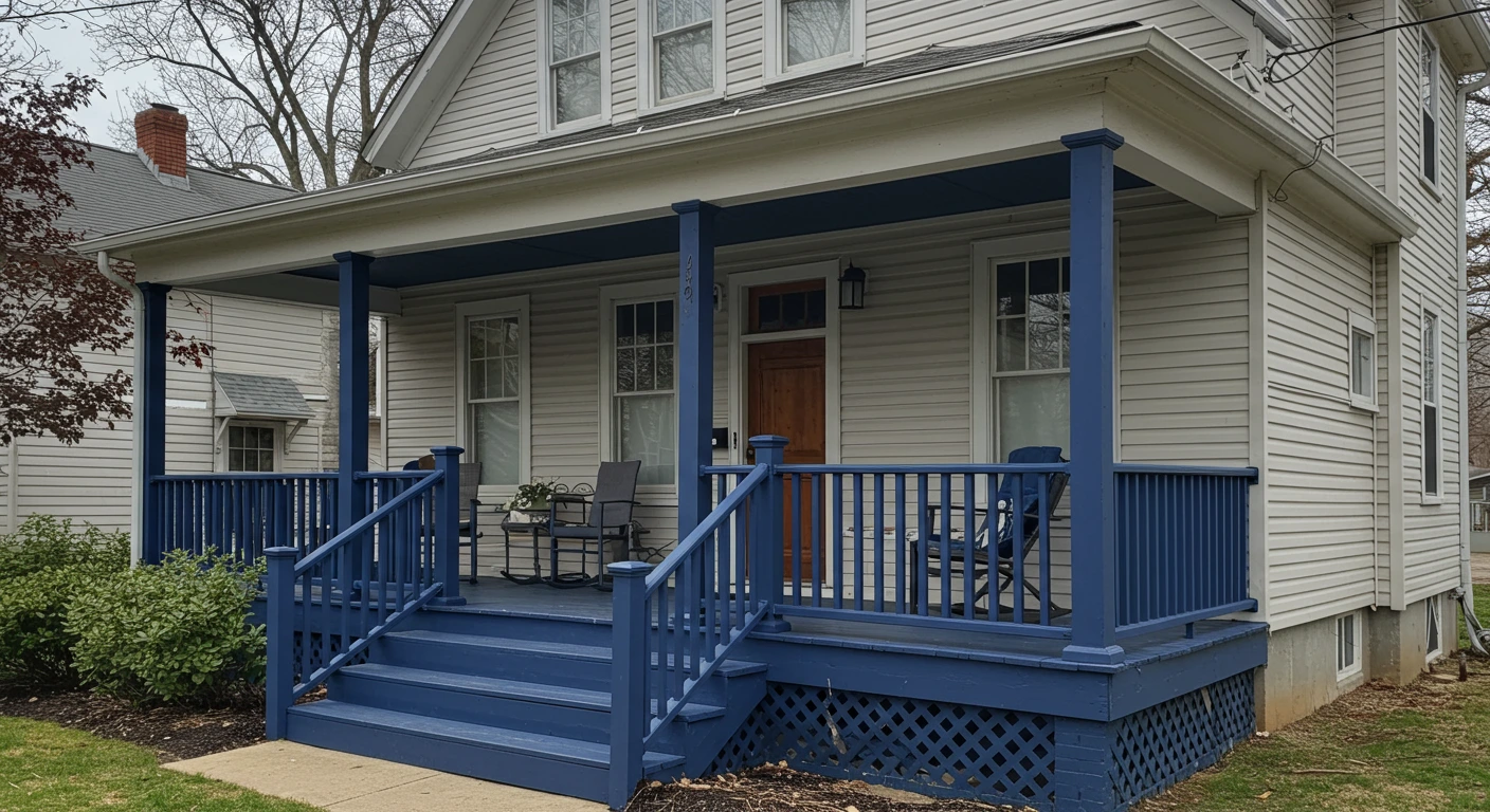 Paint the Porch Blue