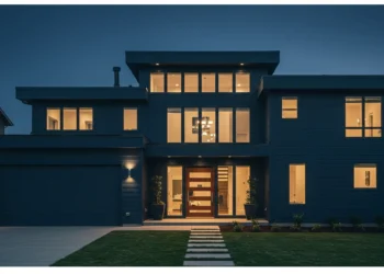 Modern Navy Blue House