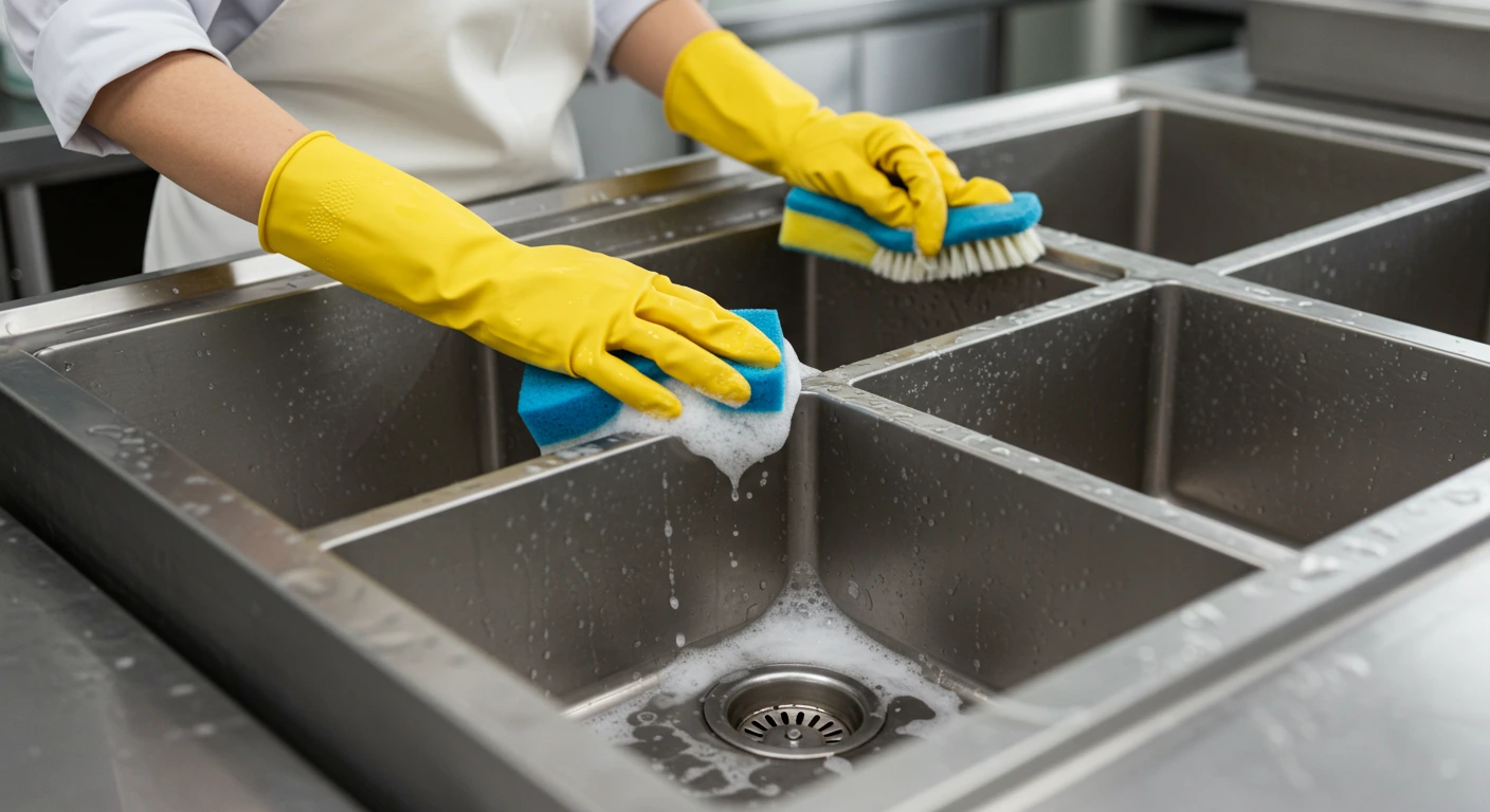 effectively all the Compartments of the Three-Compartment Sink