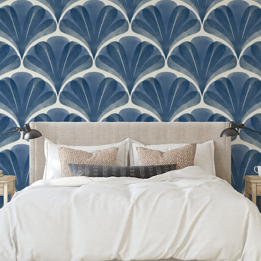 grass cloth wallpaper works in bathrooms