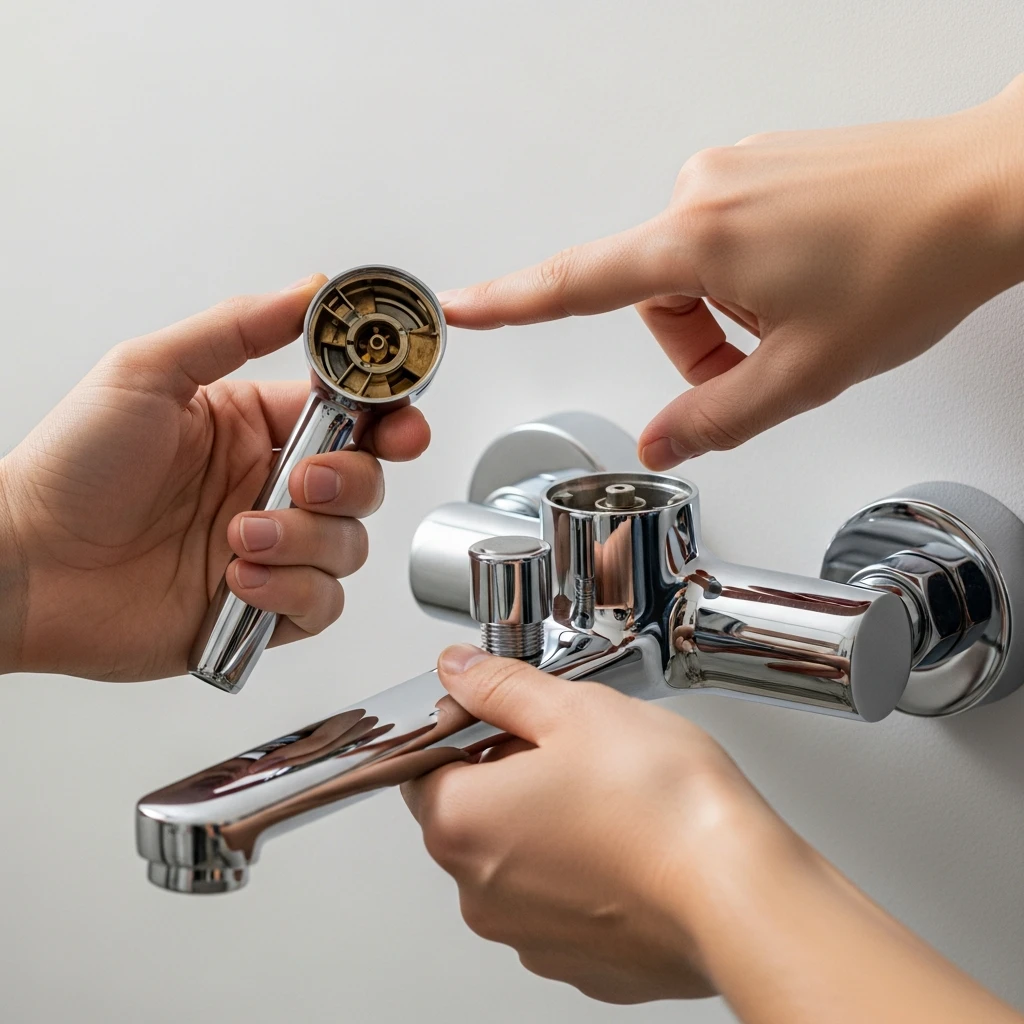 remove the delta shower handle