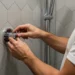 remove delta shower handle no visible screws