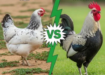 Ameraucana Rooster VS Hen